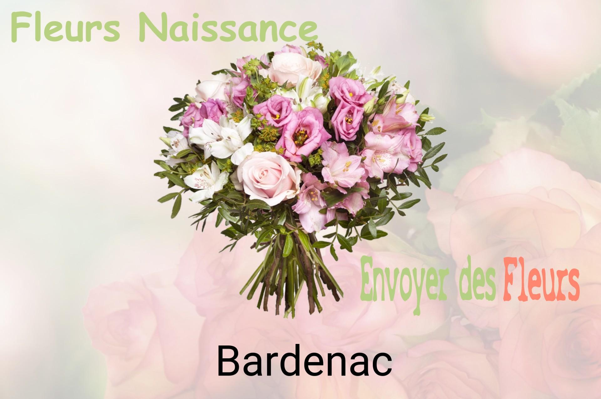 Bouquet de fleurs de naissance livré à Bardenac